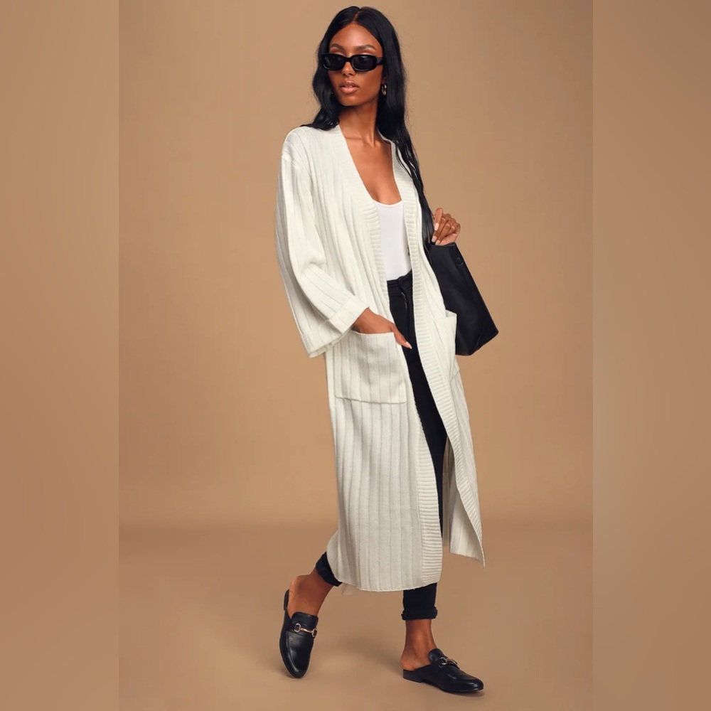 Ribbed Knit Cardigan